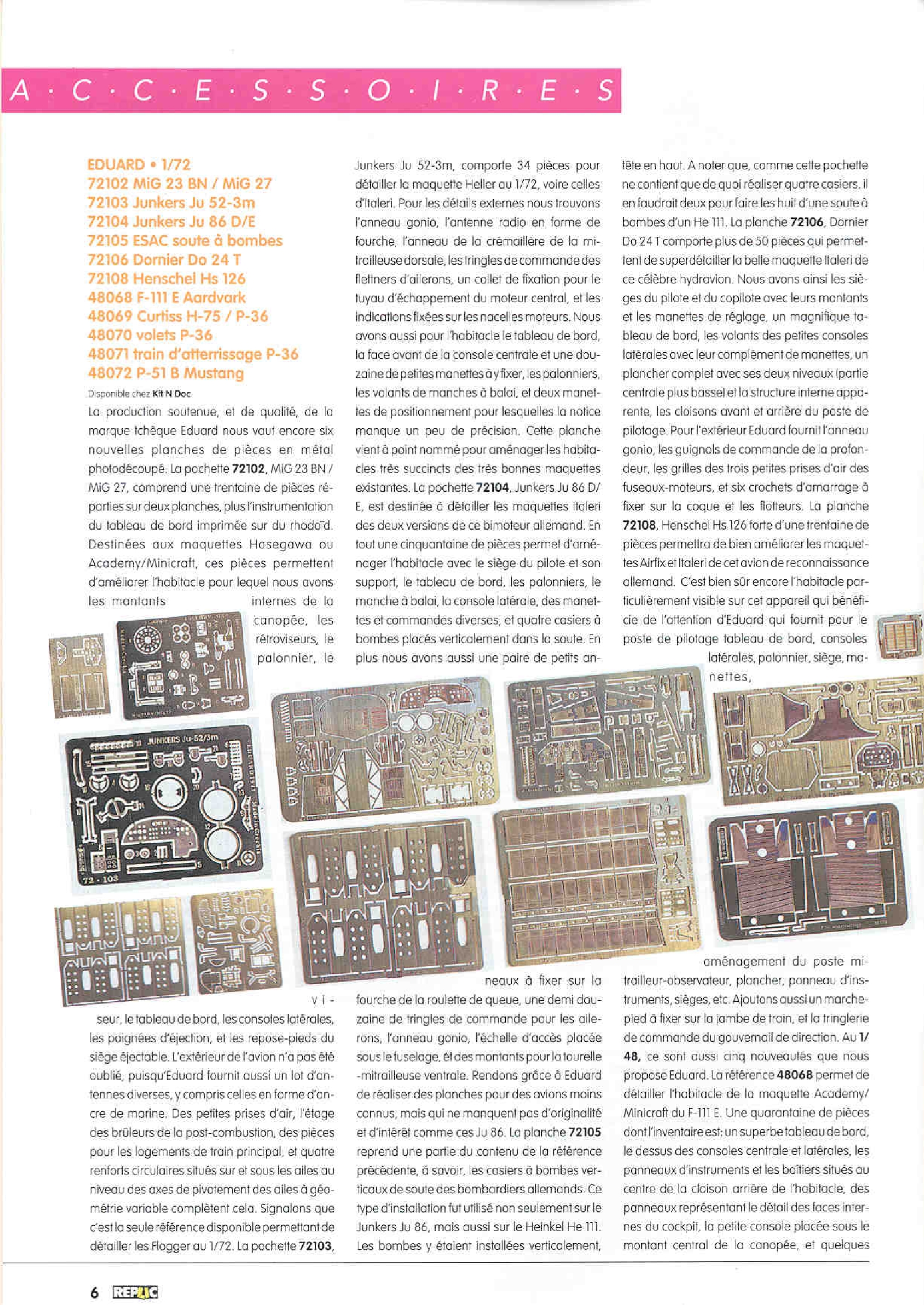 Replic 026 - P-38J Lightning, Vought V-156F Vindicator, Bachem Ba-349 Natter